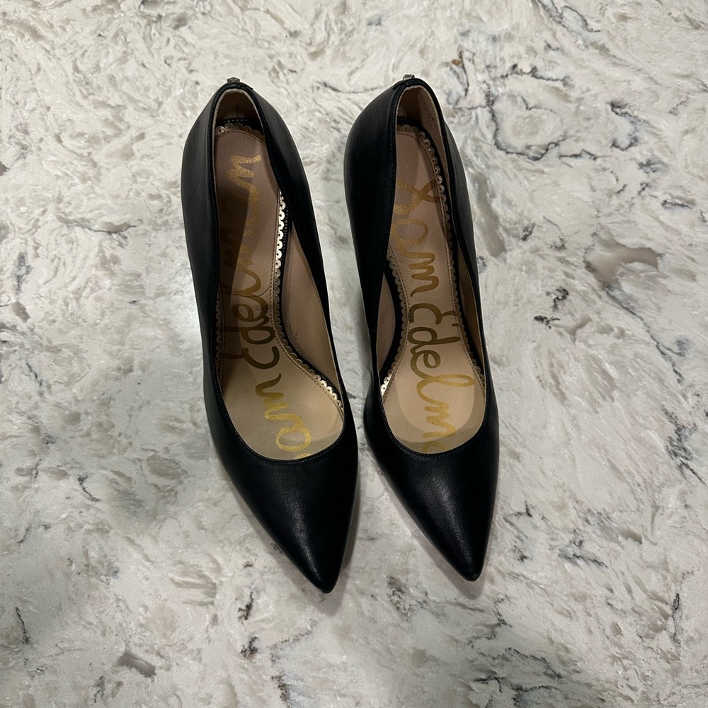 Sam Edelman Black Patent Leather Heels